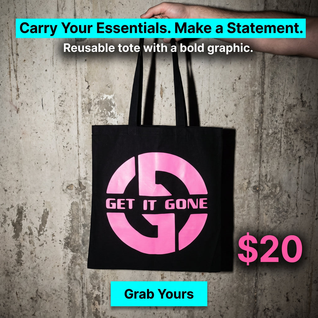Get it Gone tote bags